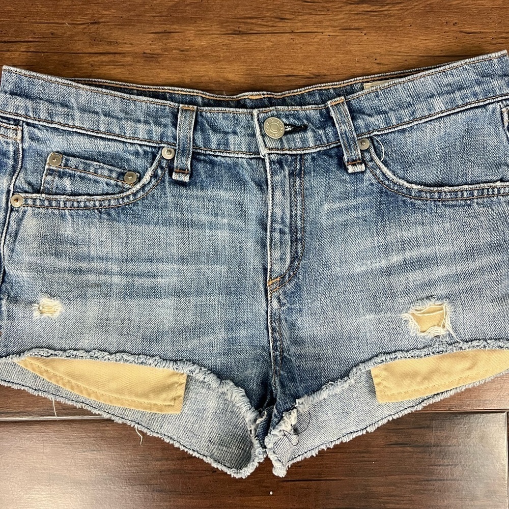 Rag & Bone The Mila Short in Moss - Size 26 - Picture 3 of 7